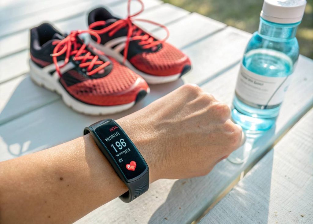 a-close-up-of-a-fitness-tracker-on-a-wrist-display
