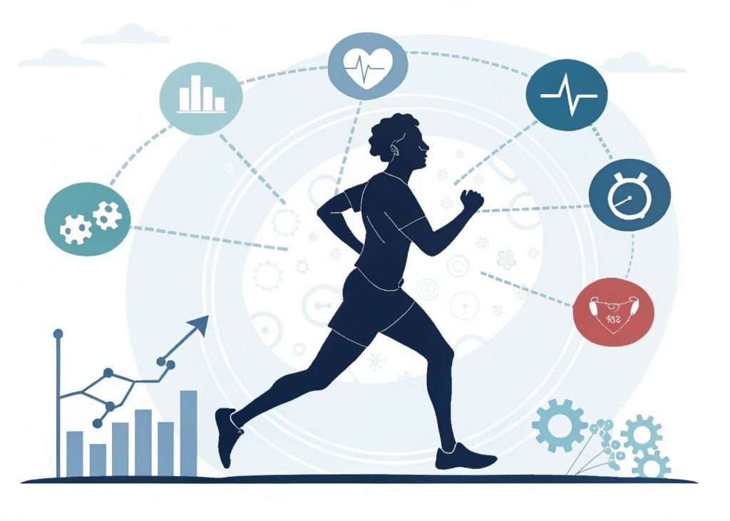 une-silhouette-stylis-e-d-un-coureur-en-mouvement-